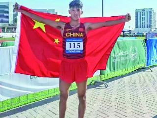 果洛小伙尼智亚洲青年田径锦标赛夺冠