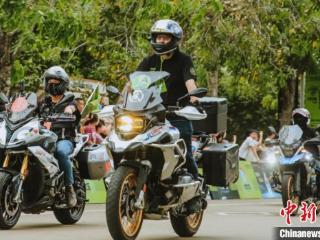 海南举办环岛摩托车文化旅游嘉年华 超百名车手体验海岛骑行乐趣