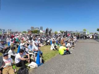 超三万名日本民众集会 守护和平反对修宪