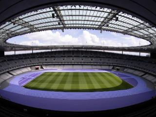 巴黎奥运会|紫色跑道亮相法兰西体育场