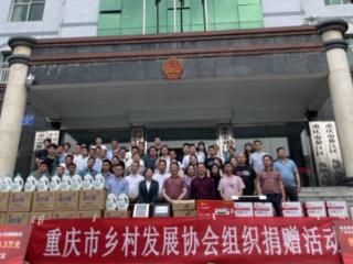 汇爱心促振兴 重庆市乡村发展协会在綦江组织捐赠活动