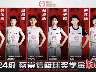 2024级蔡崇信篮球奖学金获得者名单揭晓 6名学员入选