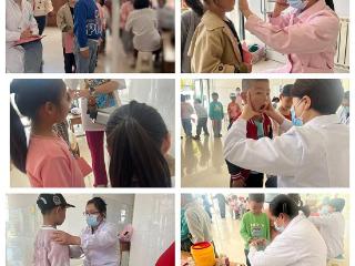 莒南县第二小学附属幼儿园开展健康体检活动