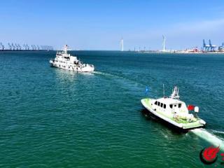 山东省“商渔共治2024”第二次海上联合巡航执法行动在潍坊滨海区举行