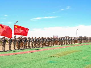 中蒙“草原伙伴-2024”陆军联合训练举行开训仪式