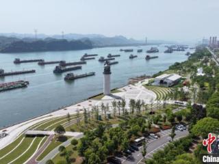 湖北宜昌：滨江脏码头蝶变“生态打卡地”