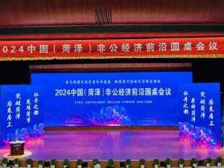 2024中国（菏泽）非公经济前沿圆桌会议举行