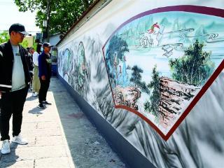 “五柳文化”的乡村墙绘
