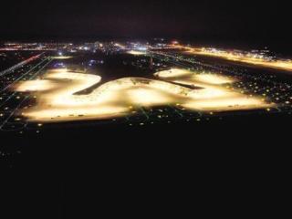 兰州中川国际机场三期扩建工程飞行区亮灯