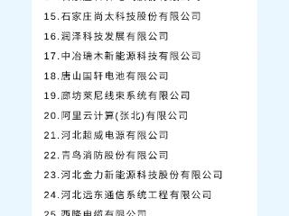 2024年河北省电子信息产业竞争力40强榜单发布