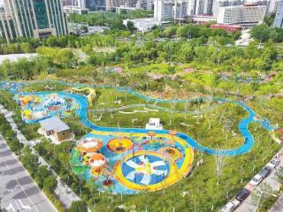 今年全市首个新建儿童友好公园开园