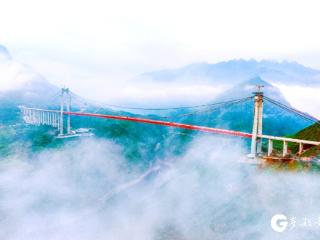 【组图】美不胜收！纳晴高速牂牁江大桥云雾缭绕如仙境