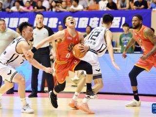 篮球——全国男子篮球联赛：石家庄翔蓝不敌河南赊店老酒