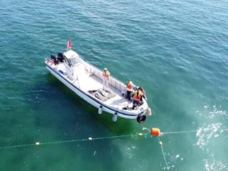 烟台第一海水浴场布设防鲨网警戒线，将于7月1日开放