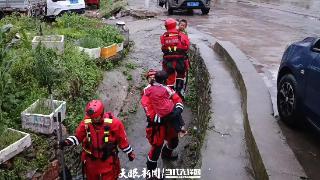 突降大暴雨！贵阳白云消防紧急疏散68人