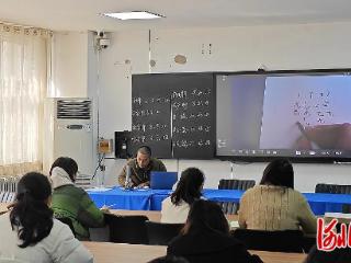石家庄市第38中学开设教师硬笔书法班