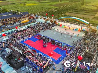 “村BA”球王争霸赛青海赛区开赛 前两名队伍来贵州参加全国总决赛