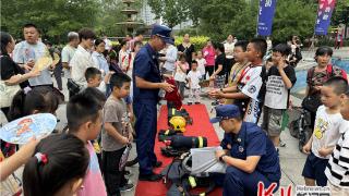 石家庄市新华区赵陵铺路街道：消防安全进社区 共筑安全防火墙