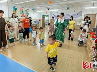 石家庄市长安区第十二幼儿园举行幼儿户外自主游戏活动