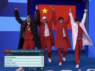 中国男子4x100自接力获第4！潘展乐游进47秒，与其三将尽力有差距