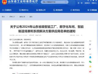 亚太森博入选“2024年山东省级智能工厂”