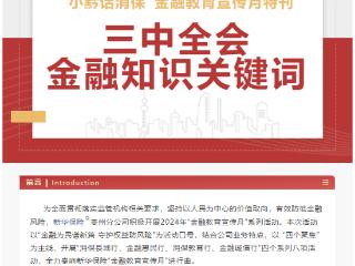 小黔话消保特刊：三中全会里的金融知识关键词