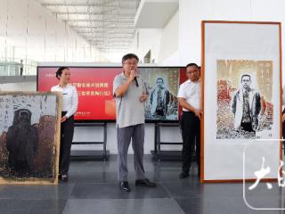 艺术家师晶向安徽省美术馆捐赠版画作品