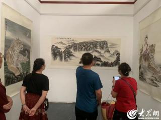 济宁市兖州区举办“虎鸣沃野 心系乡梓”黄永聚回乡国画展