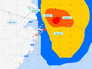 台风“贝碧嘉”明晨登陆，浙江明日维持海浪红色警报