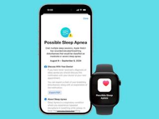 Apple Watch健康监测再升级！睡眠呼吸暂停检测功能获FDA批准