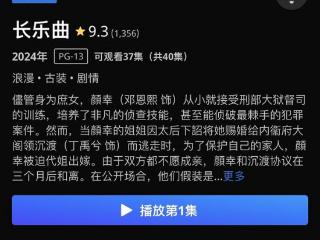 《长乐曲》海外热播数据亮眼，“悬爱”故事多元破圈