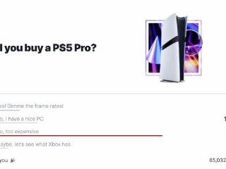 IGN投票显示68%玩家不考虑买PS5 Pro：定价太高