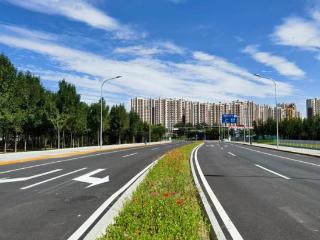 北京石景山衙门口棚改地区两条重要道路通车