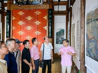 鼓楼区庆祝中华人民共和国成立75周年书画展开展