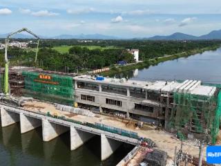 万宁市和乐节制闸除险加固工程（琉川分洪桥）计划年底通车