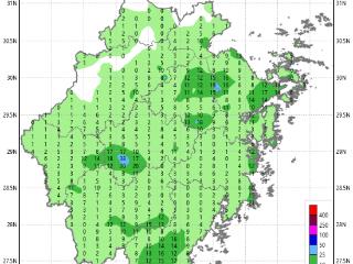 冷空气已抵达浙中地区，降温幅度可达5℃至7℃，未来几天多阴雨