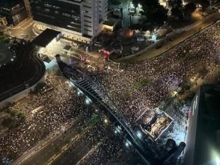 以色列多地举行抗议活动 呼吁尽快达成停火协议