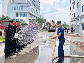 柳东消防联合多部门开展企业灭火疏散演练及消防安全培训