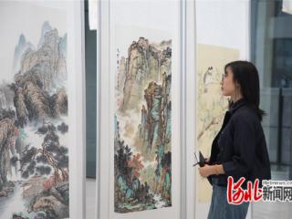 赵县举办迎国庆暨民族团结进步宣传月书画展