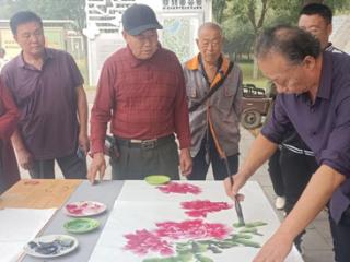 石家庄市长安区西兆通镇举办庆祝新中国成立75周年书画作品展