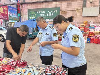 青岛市即墨区潮海市场监管所规范提升节日期间副食品市场经营秩序