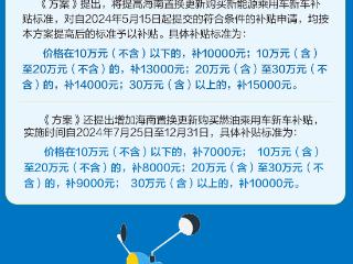 参与品牌多、补贴力度大 儋州“以旧换新”大型促消费活动开启