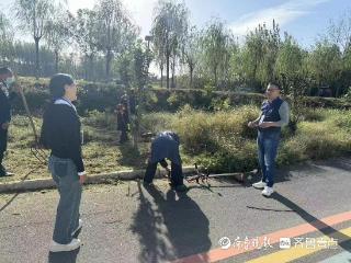 成武县汶上集镇纪委开展玉米秸秆禁烧督导行动