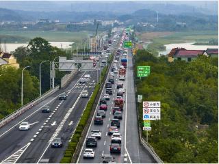 国庆假期首日 环杭三条高速车流量大幅度增加