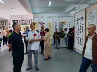 庆祝中华人民共和国成立75周年|“中国优秀典故”楹联书画中堂展开幕