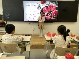 硕果迎国庆 济南高新区康虹路小学举行“石榴红了”活动