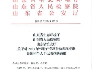 喜报|山亭区人民检察院第一检察部荣获2023年全省“两打”专项行动表现突出集体