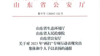 喜报|山亭区人民检察院第一检察部荣获2023年全省“两打”专项行动表现突出集体