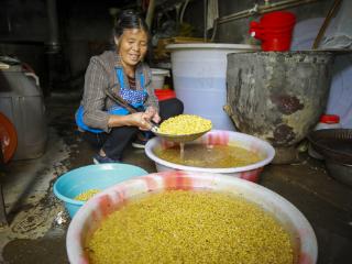 贵州黔西：手工豆腐干助力乡村振兴