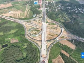 海南环岛高速大坡互通立交预计11月底通车